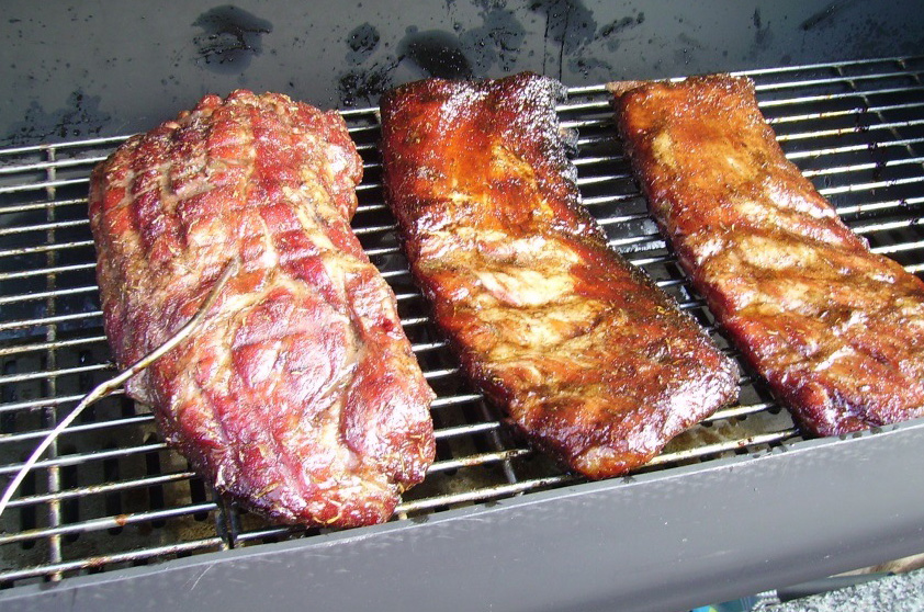 Fleisch am Smoker